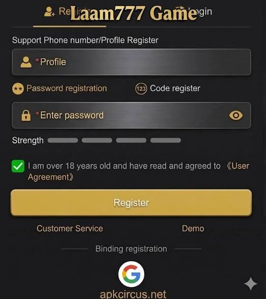 LAAM777 Game Login