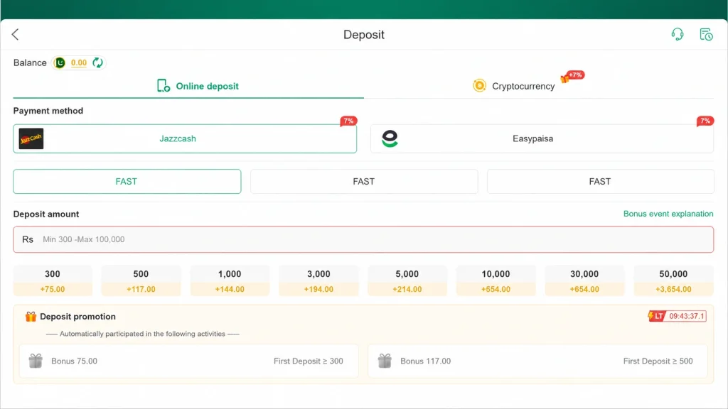 356pk Game Deposit